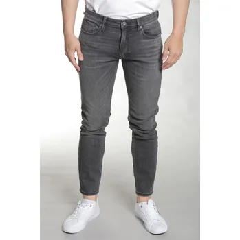 Pánské džíny CROSS pánské slim tapered fit džíny Blake 185-174 černé Velikost: 31/34