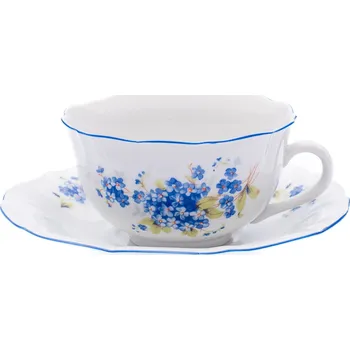 Český porcelán, a.s., Dubí Šálek s podšálkem, 0,20 l, pomněnky, Český porcelán