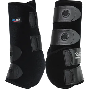 Sport Kentaur Přední drezurní kamaše - chrání i kloub a spěnku Barva: Černá, Velikost: Cob