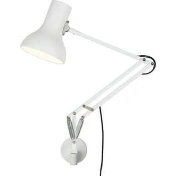 Lampička Anglepoise Type 75 Mini LED nástěnné svítidlo, alpská bílá - Stínidlo na lampu – výška 15 cm, Ø 13 cm; nástěnný držák – výčnělek 9,5 cm, výška 9,5 cm 1 x 5,5 W LED - Doprava zdarma