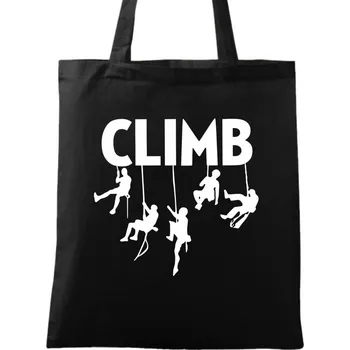 Bavlněná taška Skalní mistři (Barva: Černá)