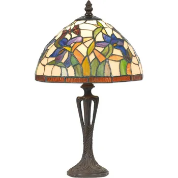 Lampička Artistar Stolní lampa Elanda v Tiffany stylu, 40 cm hnědá, rozmanitá 1 x 40 W - Doprava zdarma