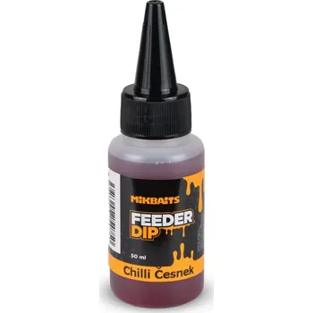 Návnadové aroma MIKBAITS Feeder dip 50ml - Chilli Česnek