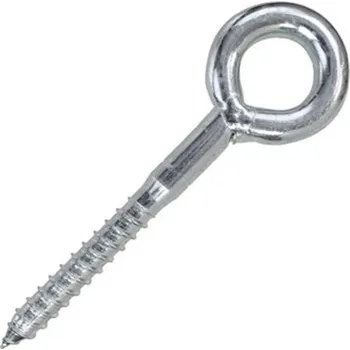 Hmoždinka Fischer 080927 - Šroub lešenářský pr. 12 mm, délka 160mm s okem pr. 23 mm, typ GS, DIN 4420