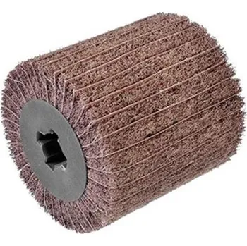 Brusný kotouč Osborn 0083410100 - Brusný lamelový válec pr. 100 x 100 mm otvor 19 mm netkaná textilie medium / plátno zr. 80 - Superior