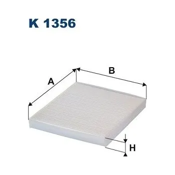 Klimatizace automobilu Filtr, vzduch v interiéru FILTRON K 1356