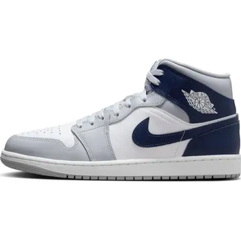 Dámská móda Air Jordan Jordan 1 Mid "Wolf Grey Midnight Navy" Velikost: 40.5