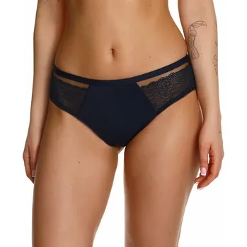 Kalhotky Tmavě modré krajkové kalhotky Lupoline 2401 Velikost: 38