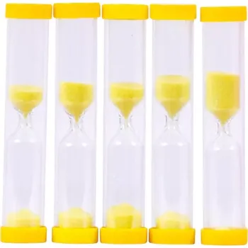 Hodiny Přesýpací hodiny BIGJIGS TOYS – 3 minuty, žluté