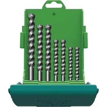 Vrták Heller 180375 - Sada vrtáků příklepových 7-dílná pr. 4, 5, 6, 8, 10, 12 mm do betonu, zdiva a kamene 3015 PROSTONE