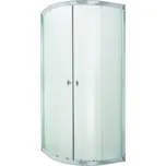 INVENA - Sprchový kout čtvrtkruh MARBELLA, profil: chrom, sklo frosted 80x80cm AK-46-181-O INVENA