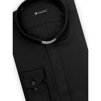 Pánská košile Kněžská košile VS-PK 1848K černá, VELIKOST M