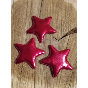 Vánoční dekorace Hvězda Ø45 mm červená