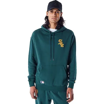 Pánská mikina mikina New Era League Essentials OS Hoody MLB Chicago White Sox - Dark Green M