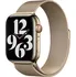 Řemínek na hodinky Apple Milánský tah 45 mm zlatý