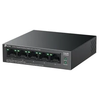 Switch Switch TP-Link LS105GP 1x GLAN, 4x GLAN s PoE+, 65W