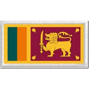 Vlajka Pelisport Srí Lanka vlajka tištěná nášivka 6 x 3 cm