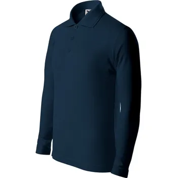 MALFINI® Pique Polo LS 241 Polokošile dětská Barva: námořní modrá, Velikost: 146 cm/10 let 2410211