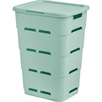 Koš na prádlo Tontarelli Koš na špinavé prádlo MAYA 45 l - zelená 8104730814 8104730814