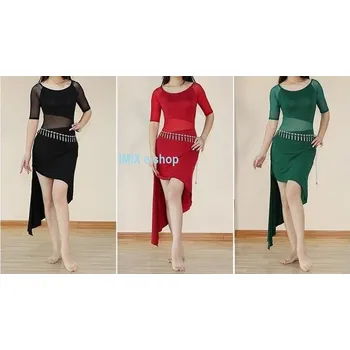 Taneční šaty se šikmou sukní Diana Černá M