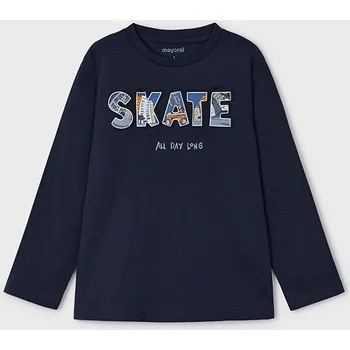 Mayoral Tričko dlouhý rukáv 4050 modré barva: modrá, Rozměr: 104