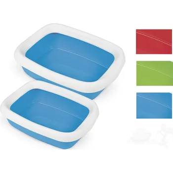 Toaleta pro kočku BUBU PETS WC pro kočky BETA SMALL mix barev 49 x 39 x 13 cm