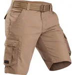 FORCLAZ Pánské turistické kraťasy Travel 100 40 KAŠTANOVÁ