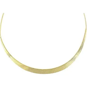 Náhrdelník Stříbrný náhrdelník zdobená Kleopatra pozlacený délka náhrdelníku 46cm