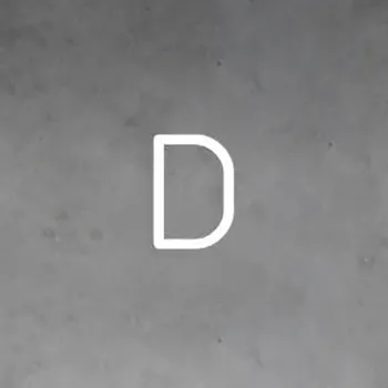 Lampička Artemide Abeceda světla nástěnné velké písmeno D bílý opál LED 29 W celkem - Doprava zdarma