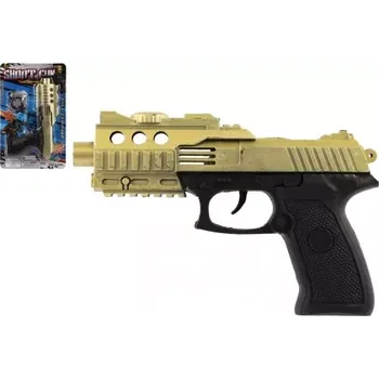 Dětská zbraň Pistole na setrvačník plast 20x13cm