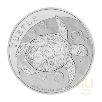 1 unce stříbrná mince Niue želva 2021