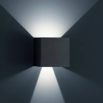 Venkovní osvětlení Helestra Siri 44 L venkovní světlo up/down černé černá matná 2 x 6 W LED - Doprava zdarma