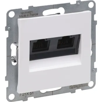 LEGRAND Zásuvka SUNO 2XRJ45 CAT5E UTP LCS 721151