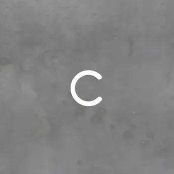 Lampička Artemide Alphabet of Light malé písmeno c bílá opálová LED celkem 17 W - Doprava zdarma