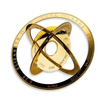 1 unce zlatá mince Cook Islands Armillary 2015