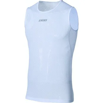 cyklistický dres Tílko pánské BBB MeshLayer bílé M/L