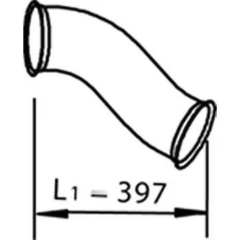 Výfuková trubka Výfuková trubka DINEX DIN82210