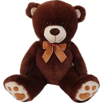 plyšák Mac Toys Medvídek sedící hnědý 40 cm