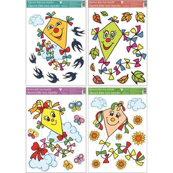 Okenní dekorace Anděl Přerov Okenní fólie 42 x 30 cm draci mix motivů