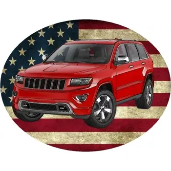 Nášivka Nažehlovačka Jeep Grand Cherokee (digitální nažehlovačka s osobním autem)