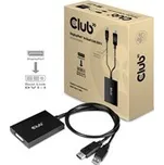 Club3D Adaptér aktivní DisplayPort na Dual Link DVI-D, USB napájení, 60cm, HDCP ON