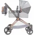 Kočárek pro panenku DeCuevas Skládací kočárek pro panenky 3v1 s taškou 2024 65 x 38 x 73 cm