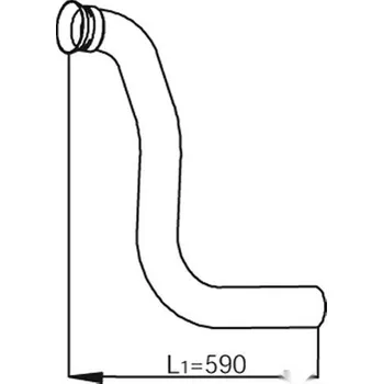 Výfuková trubka Výfuková trubka DINEX DIN53281