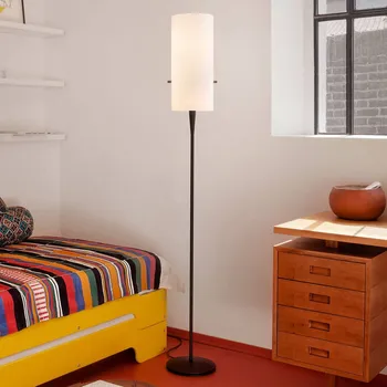 Lampička Serien Lighting serien.lighting Club M LED stojací lampa, černá - Ø základny 24 cm; výška stínidla na lampu 45,5 cm černá, bílá 1 x 9,1 W LED up + 2 x 4,5 W LED down - Doprava zdarma