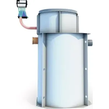 Čistička odpadních vod Asio AS-MONOcomp 8 s řídicí jednotkou