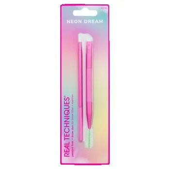 Kosmetický štětec Real Techniques Neon Dream Painted Liner + Brow Duo Brush - Štětec 1 ks