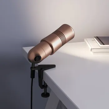 Lampička Top Light Neo! Clamp LED světlo se svorkou, měď - Ø stínidla 6,5 cm; délka kabelu 200 cm; délka svorky 7 cm měď, černý 1 x 10 W LED - Doprava zdarma