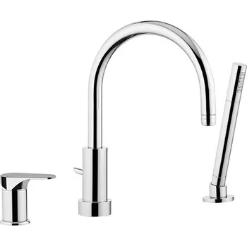 Vodovodní baterie Tříotvorová vanová baterie FONTI 07 - chrom (1101) HOPA