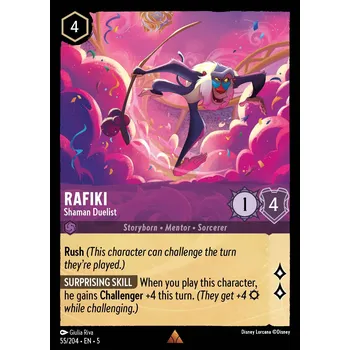 Karetní hra Rafiki 055/204 - Shimmering Skies Typ karty: Standard