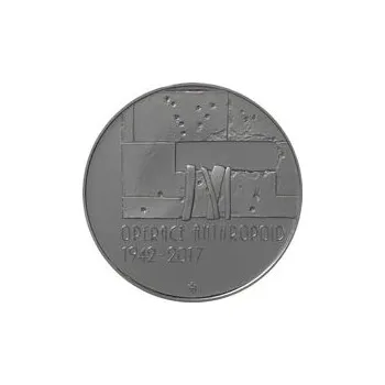 Česká mincovna 75. výročí operace Anthropoid 200 Kč 2017 stříbrná mince Proof 13 g